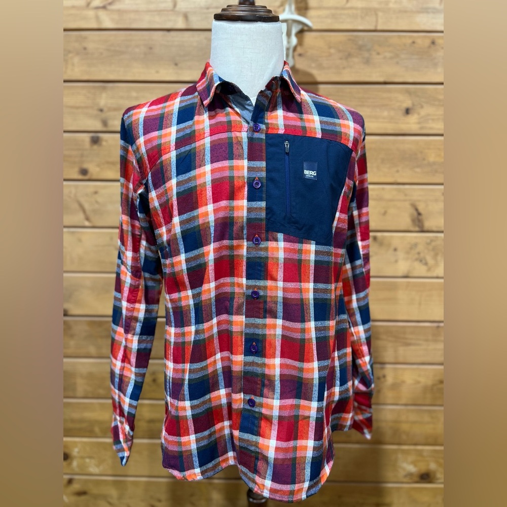 Rugged Fall Plaid Button-Down — Men’s Large, Outdoor Essential
